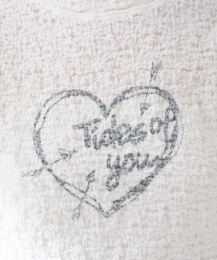 earth music&ecology「ぽこぽこプリントコンパクトプルオーバー」|Tシャツ・カットソー|