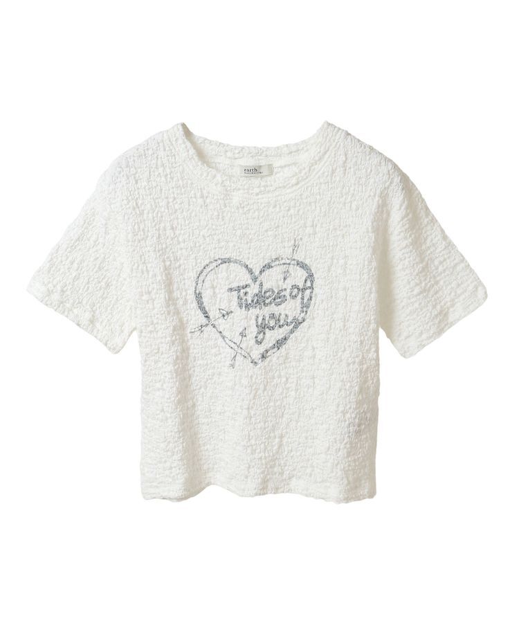 earth music&ecology「ぽこぽこプリントコンパクトプルオーバー」|Tシャツ・カットソー|