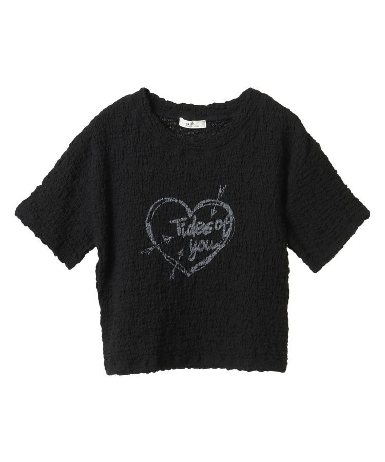 earth music&ecology「ぽこぽこプリントコンパクトプルオーバー」|Tシャツ・カットソー|