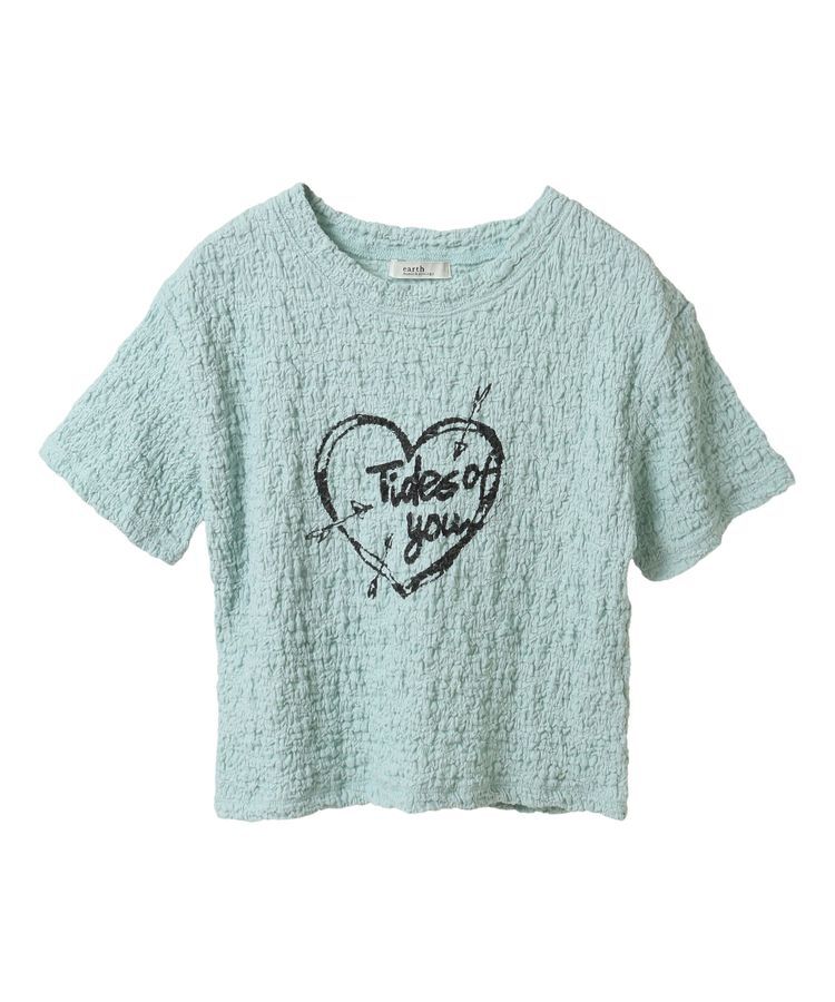 earth music&ecology「ぽこぽこプリントコンパクトプルオーバー」|Tシャツ・カットソー|