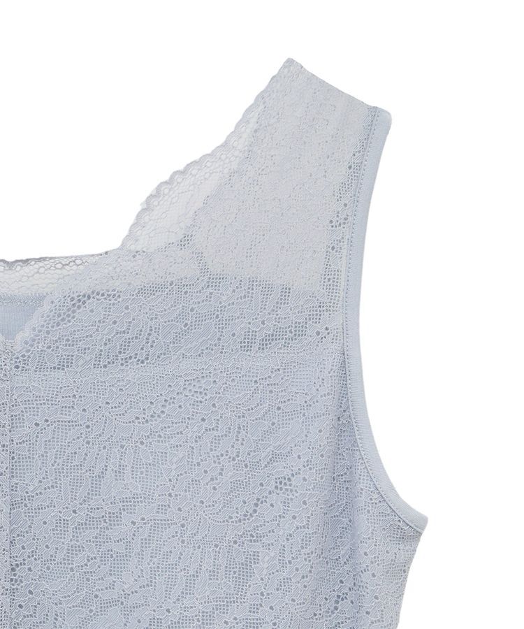 earth music&ecology「接触冷感2wayレースタンクトップ」|キャミソール|