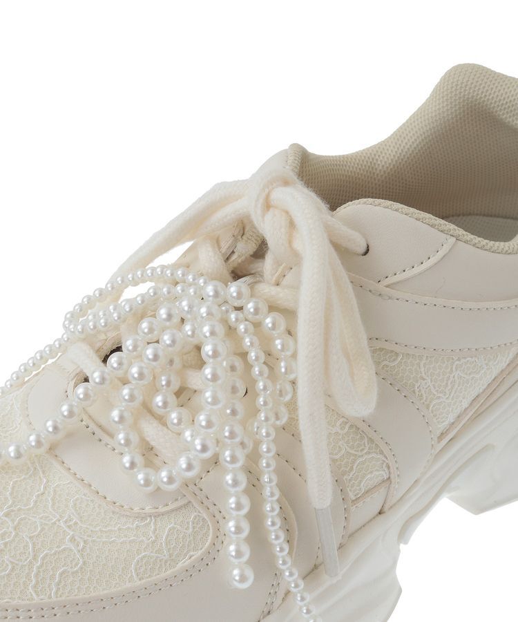 earth music&ecology「ORiental TRaffic パールチャームスニーカー」|スニーカー|