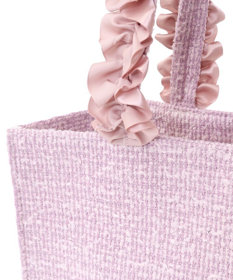 Maison de FLEUR「EC限定ツイードスクエアトートSバッグ」|トートバッグ|