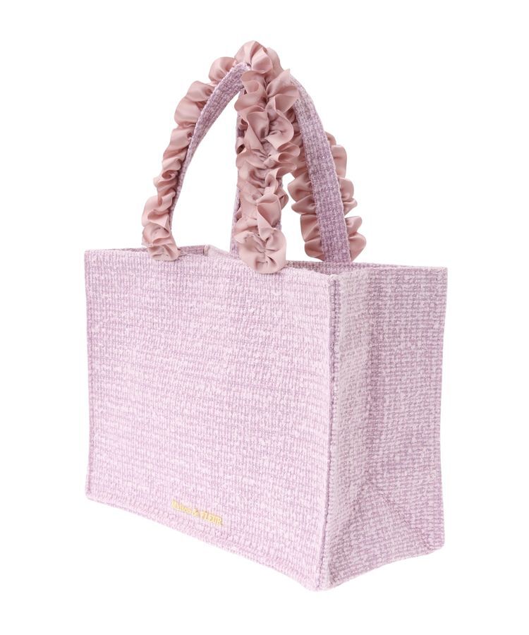 Maison de FLEUR「EC限定ツイードスクエアトートSバッグ」|トートバッグ|