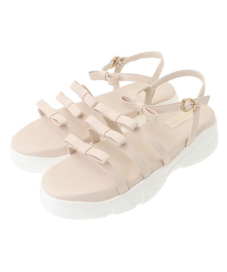 Maison de FLEUR「オペラリボンスニーカーサンダル」|サンダル|