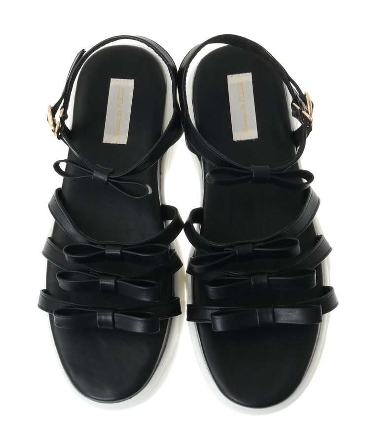 Maison de FLEUR「オペラリボンスニーカーサンダル」|サンダル|