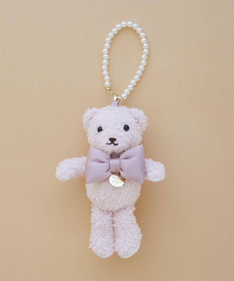 Maison de FLEUR「【限定カラーあり】リボンベアチャーム」|その他|ピンク