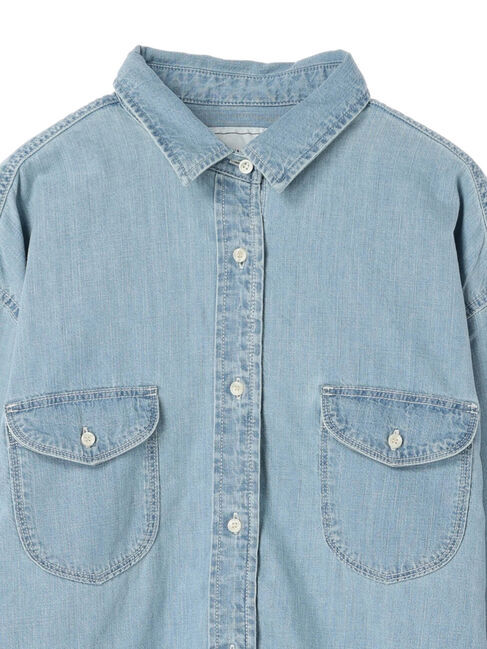 AMERICAN HOLIC「Wポケットデニムシャツ」|シャツ・ブラウス|