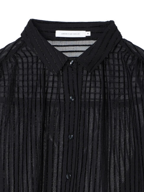 AMERICAN HOLIC「ドビーストライプシャツ」|シャツ・ブラウス|