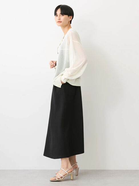 AMERICAN HOLIC「接触冷感2WAYシアーニットカーディガン」|カーディガン|