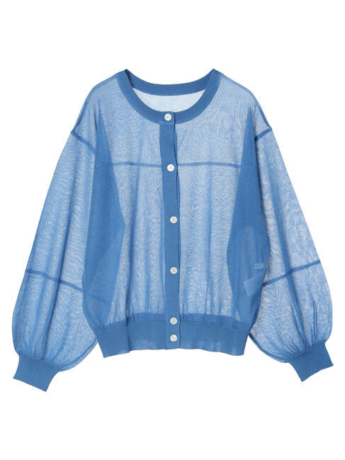 AMERICAN HOLIC「接触冷感2WAYシアーニットカーディガン」|カーディガン|