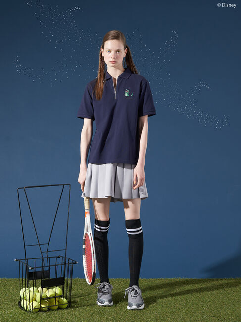 AMERICAN HOLIC「ハーフジップポロシャツ/Peter　Pan」|Tシャツ・カットソー|