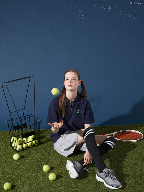 AMERICAN HOLIC「ハーフジップポロシャツ/Peter　Pan」|Tシャツ・カットソー|