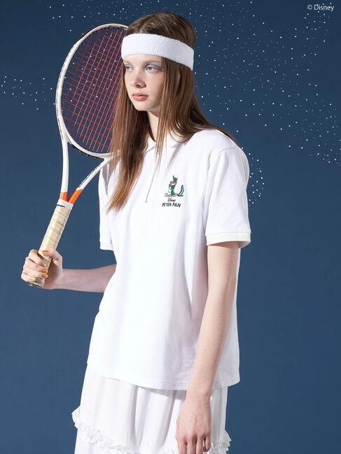 AMERICAN HOLIC「ハーフジップポロシャツ/Peter　Pan」|Tシャツ・カットソー|