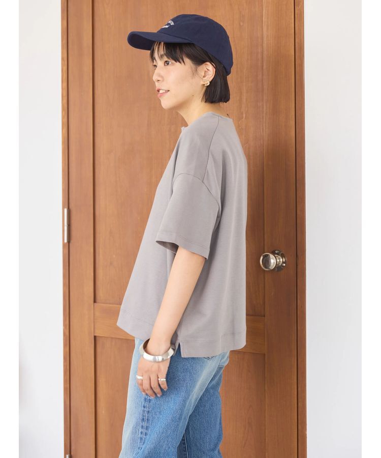 AMERICAN HOLIC「カフタン5分袖カットプルオーバー」|Tシャツ・カットソー|