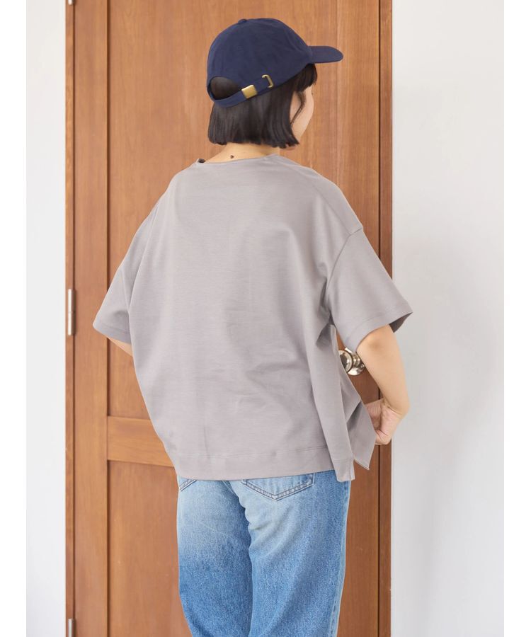 AMERICAN HOLIC「カフタン5分袖カットプルオーバー」|Tシャツ・カットソー|