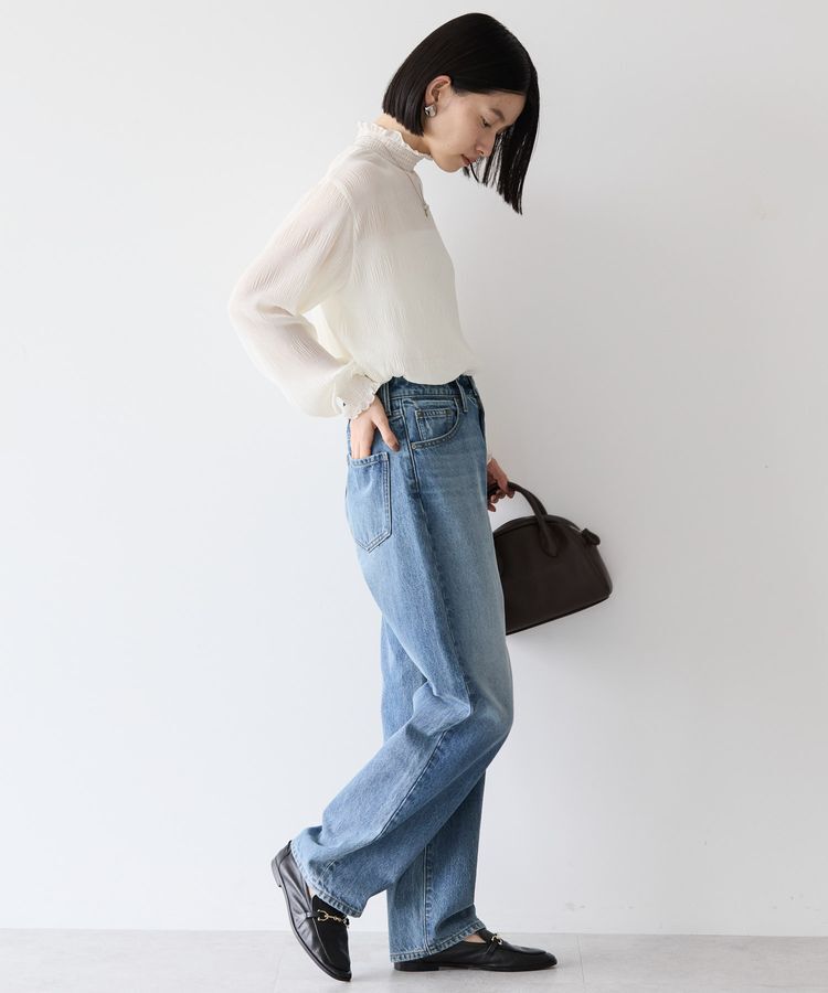 AMERICAN HOLIC「マジョリカプリーツハイネックブラウス」|シャツ・ブラウス|