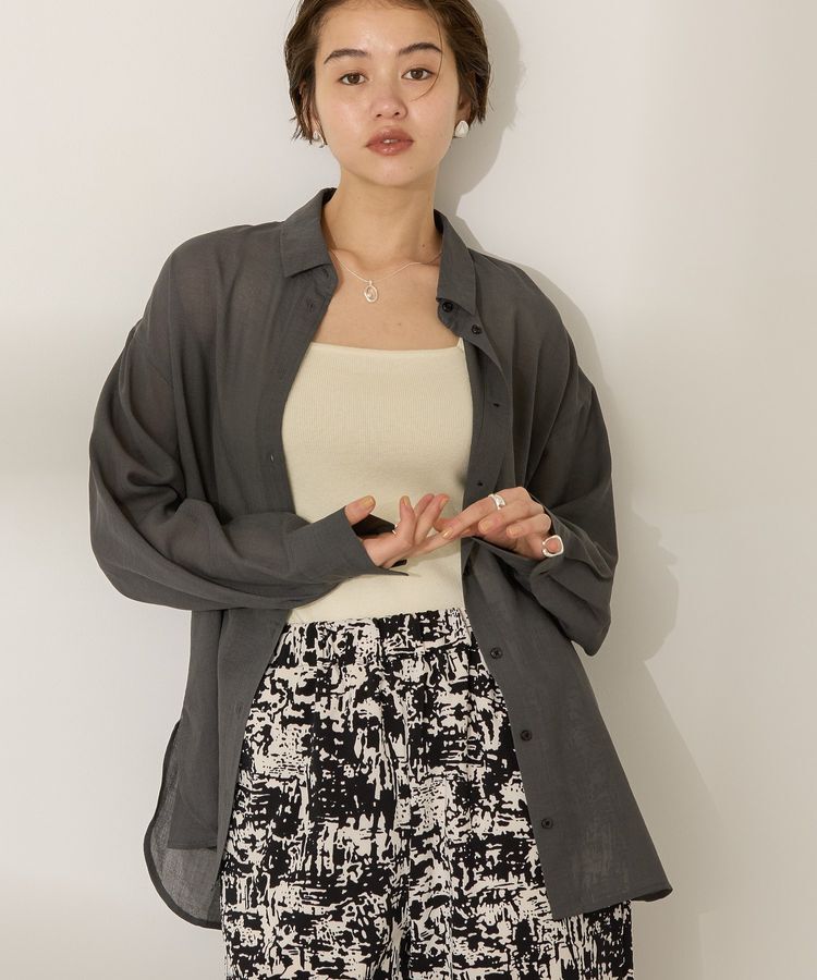 AMERICAN HOLIC「シアーボイルレギュラーシャツ」|シャツ・ブラウス|