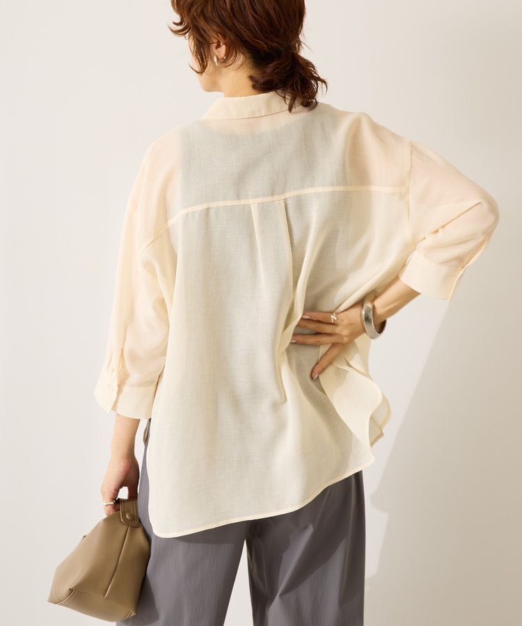 AMERICAN HOLIC「シアーボイルレギュラー7分袖シャツ」|シャツ・ブラウス|