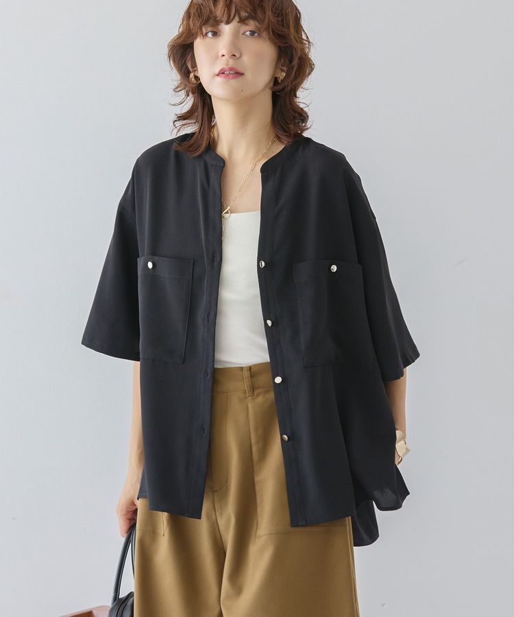 AMERICAN HOLIC「ミリタリーWポケットスキッパーシャツ」|シャツ・ブラウス|