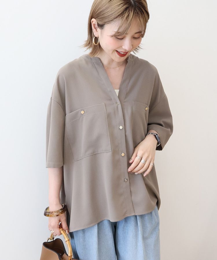 AMERICAN HOLIC「ミリタリーWポケットスキッパーシャツ」|シャツ・ブラウス|