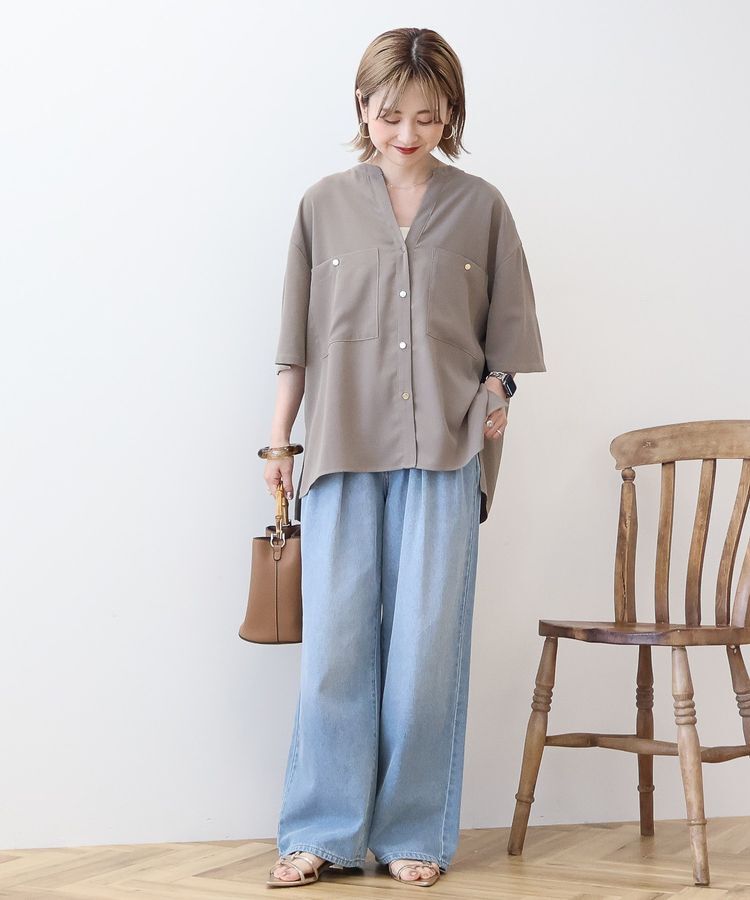 AMERICAN HOLIC「ミリタリーWポケットスキッパーシャツ」|シャツ・ブラウス|