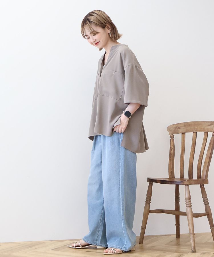 AMERICAN HOLIC「ミリタリーWポケットスキッパーシャツ」|シャツ・ブラウス|