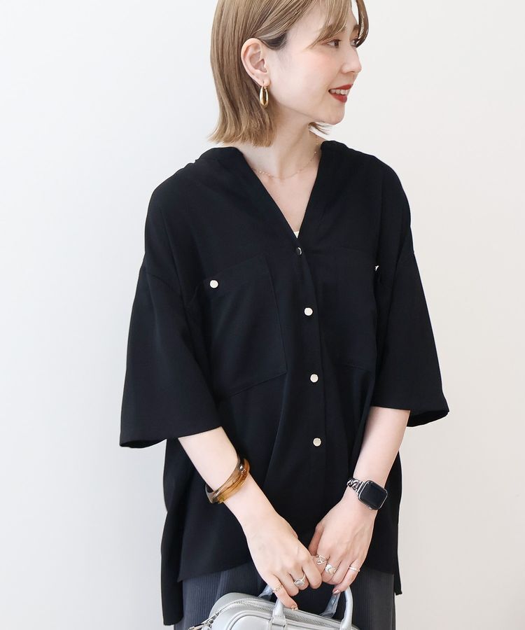 AMERICAN HOLIC「ミリタリーWポケットスキッパーシャツ」|シャツ・ブラウス|