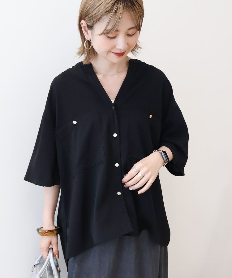 AMERICAN HOLIC「ミリタリーWポケットスキッパーシャツ」|シャツ・ブラウス|