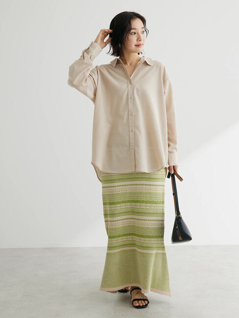  「綿麻混レギュラーシャツ」|シャツ・ブラウス|