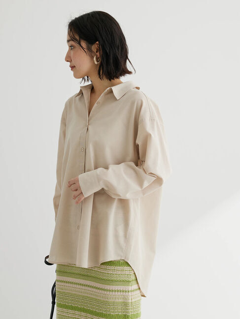  「綿麻混レギュラーシャツ」|シャツ・ブラウス|