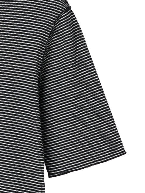 Green Parks「メローリブ5分袖ボーダープルオーバー」|Tシャツ・カットソー|