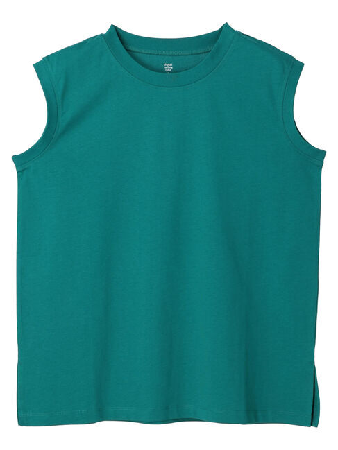 Green Parks「汗じみ防止ノースリーブプルオーバー」|Tシャツ・カットソー|