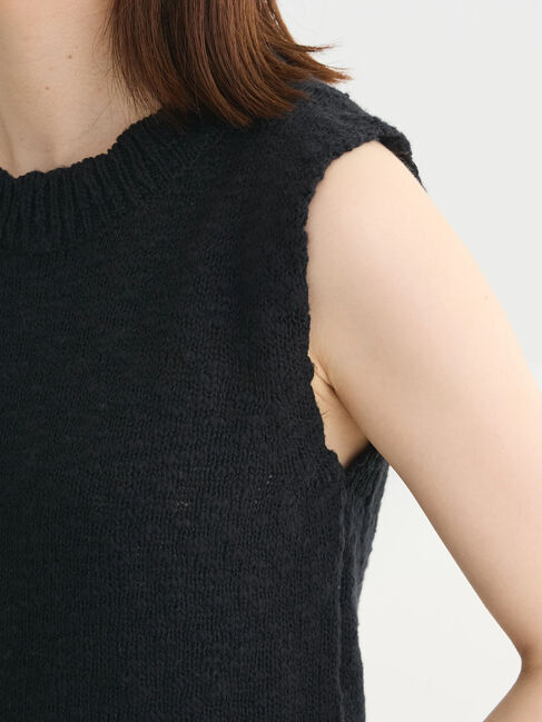 Green Parks「・SUGAR　SPOON　ブークレニットタンク」|ニット・セーター|