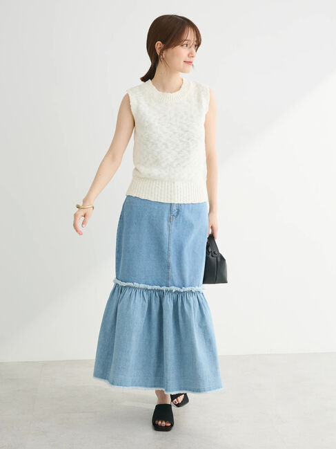 Green Parks「・SUGAR　SPOON　ブークレニットタンク」|ニット・セーター|