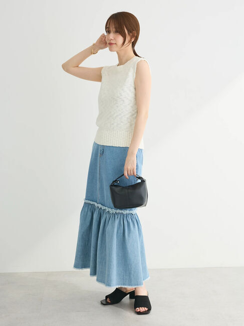 Green Parks「・SUGAR　SPOON　ブークレニットタンク」|ニット・セーター|