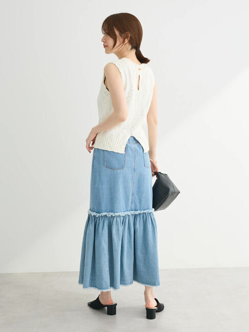 Green Parks「・SUGAR　SPOON　ブークレニットタンク」|ニット・セーター|