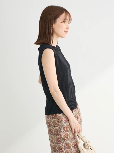Green Parks「・SUGAR　SPOON　ブークレニットタンク」|ニット・セーター|