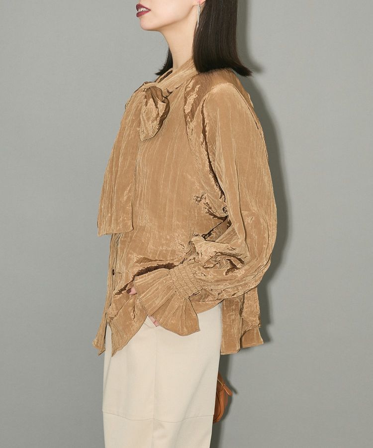 AnriettMusee「ボウタイリボンブラウス」|シャツ・ブラウス|