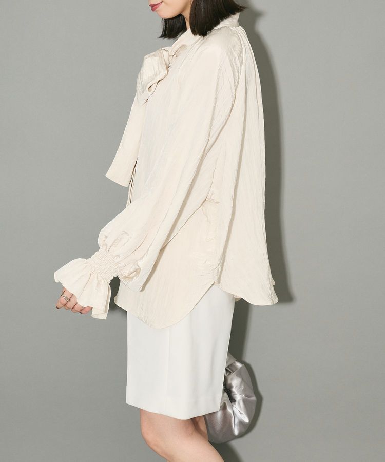 AnriettMusee「ボウタイリボンブラウス」|シャツ・ブラウス|