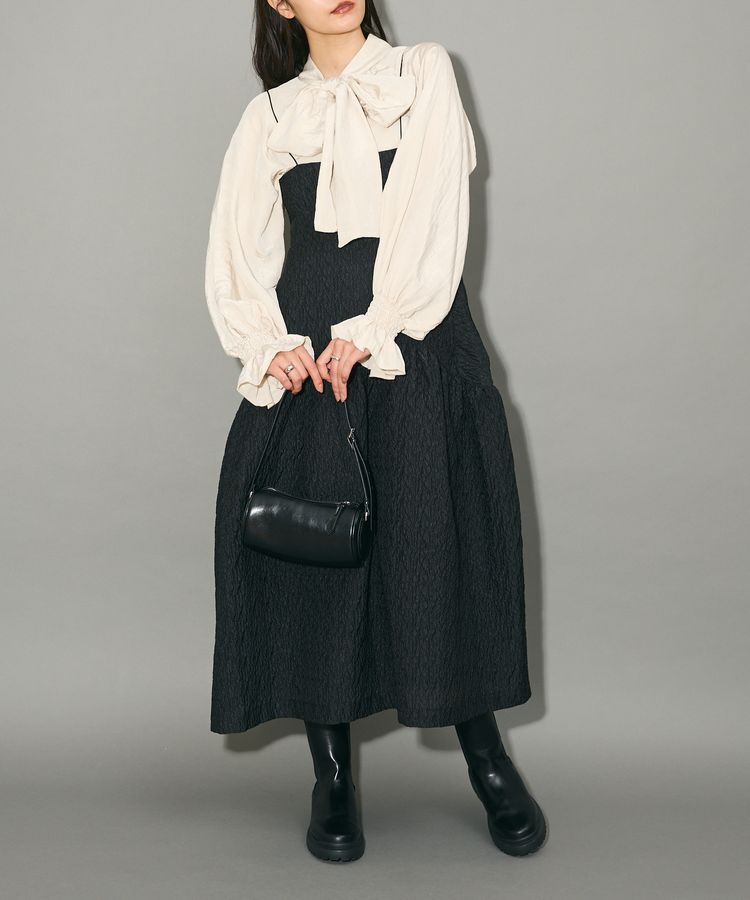 AnriettMusee「ボウタイリボンブラウス」|シャツ・ブラウス|