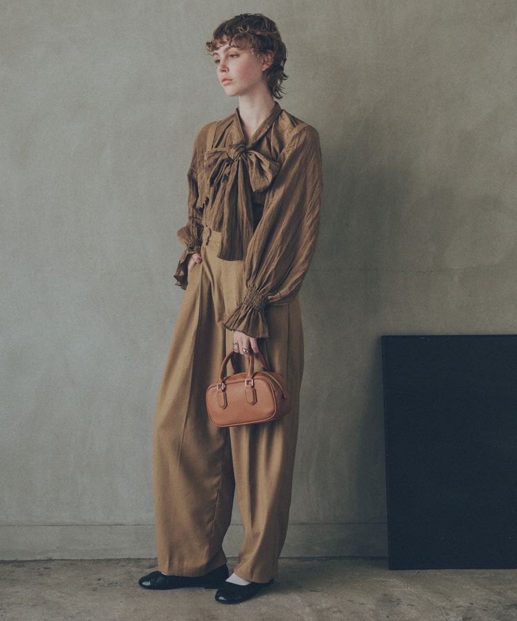 AnriettMusee「ボウタイリボンブラウス」|シャツ・ブラウス|