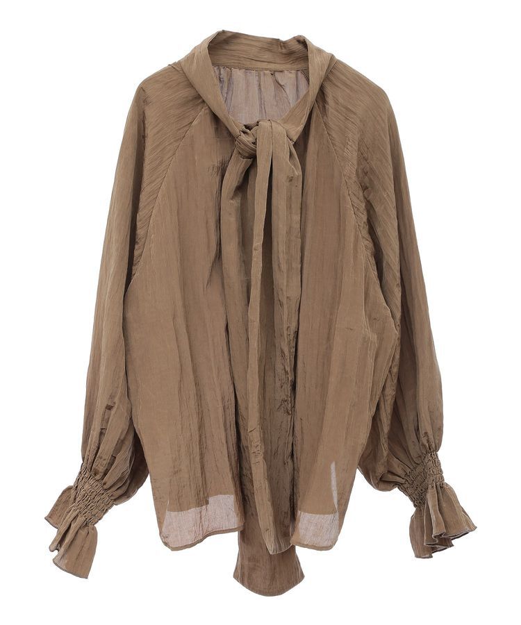 AnriettMusee「ボウタイリボンブラウス」|シャツ・ブラウス|