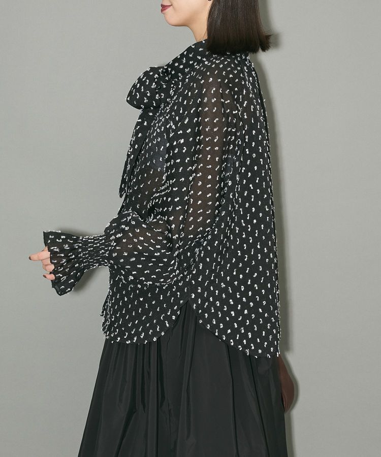 AnriettMusee「ボウタイリボンブラウス」|シャツ・ブラウス|