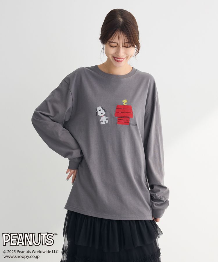 Green Parks「■PEANUTS クロスステッチロンT」|Tシャツ・カットソー|