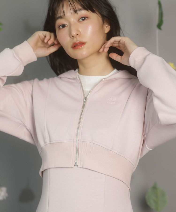 Green Parks「dazzlin SET2点パーカー+キャミワンピース」|ワンピース|