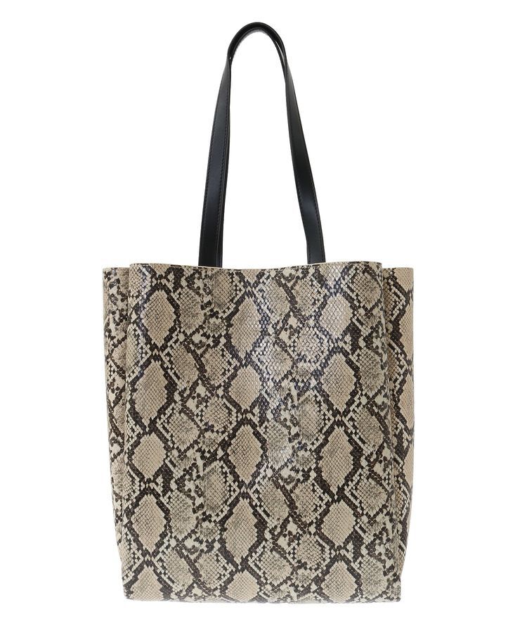 Green Parks「・KOSSORECO バイカラー三層A4トート」|トートバッグ|Python