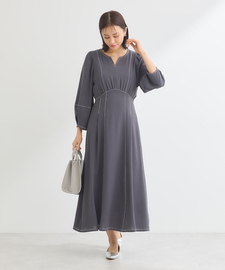 Green Parks「・ELENCARE DUEボリュームスリーブワンピース」|ワンピース|
