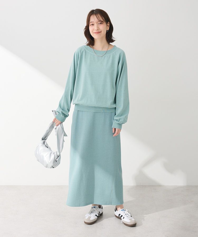 Green Parks「ピグメントボートネックプルオーバー」|Tシャツ・カットソー|