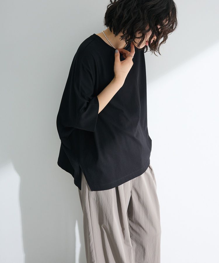 Green Parks「冷やっとすずやかドルマンプルオーバー」|Tシャツ・カットソー|